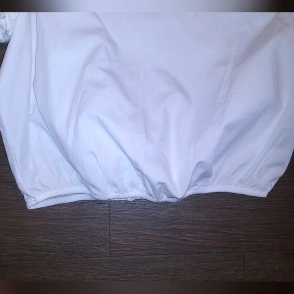 Pull&Bear women's white Crop-top - Picture 5 of 7
